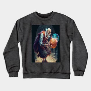 alchemist playing basketball Crewneck Sweatshirt